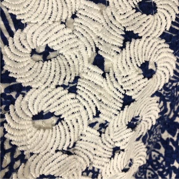 Lilly Pulitzer Navy & White Lace-Panel Sheath Dress Kentucky Derby Ready - Picture 7 of 13